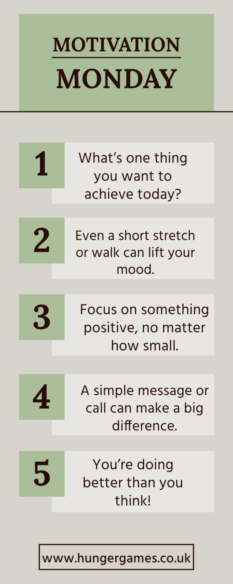 Motivation Monday – What Can You Do?
